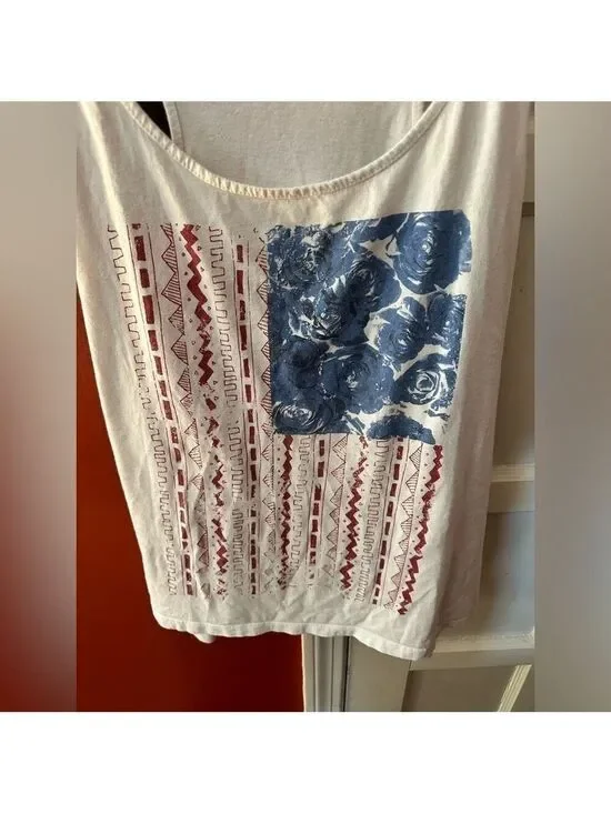 Torrid American Flag Racerback Tank Top - Picture 4 of 10